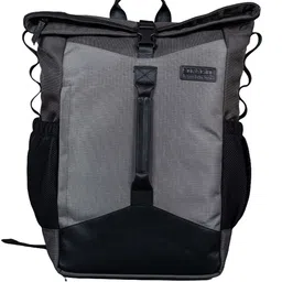 STRAP IT Men Contrast Detail Canvas Backpack-4