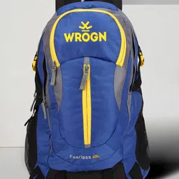 WROGN Water Resistant Brand Logo Backpack with Shoe Pocket-16