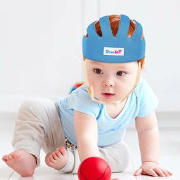 DearJoy Kids Open Face Helmet With Corner Guard & Kneepads-19