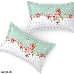 Microfibre Floral Sleeping Pillow Pack of 2-image-10