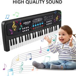 royaldeals - rd BF_430A1 BIGFUN Piano Keyboard Toy with Mic, USB Cable & Sound Recording Analog Portable Analog Portable Keyboard image 3