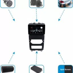 modorwy Mahindra XUV500 For 9Inch Android System 2GB/32GB Android 13 With Camera & Frame Car Stereo image 2