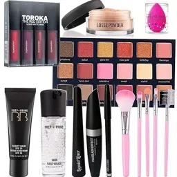 Makeup kit For Women With Fixer, Eye Shadow plate and Primer-28