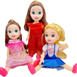 Realistic Three Sister Dolls with Fancy Dress & Movable Body Parts for Kids|19-image-49