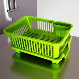 Dish Drainer Kitchen Rack Multipurpose kitchen rack for househlod-1 Plastic-image-86