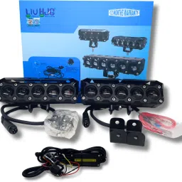 5 LED Yellow white fog light with wire Fog Lamp Car, Motorbike LED (12 V, 180 W)-19