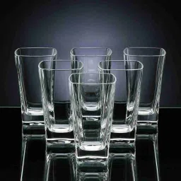 (Pack of 6) kitchen ware (6pcs of 220ml) juice & water glasses Glass Set Water/Juice Glass-image-71