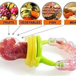 100% SAFETY BABY FRUIT PACIFIER Bunny Food & fruit nibbler Feeder-16
