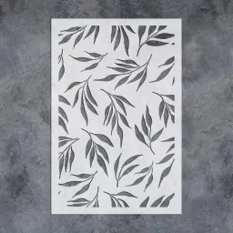 Leaf Wall Stencils for Painting for Wall Decor 16x24Inch Leaf Large Allover for Painting Botanical Leaves Stencils for Furniture Canvas Wood Crafts DIY Leaf Wall Stencils Stencil-18