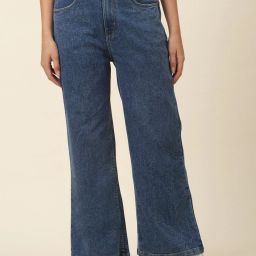 pluss Women Regular Mid Rise Dark Blue Jeans-picture-18