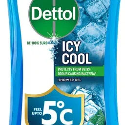 Icy Cool Body Wash Bottle for Men Goodness of Salicylic Acid |Menthol Freshness-image-3