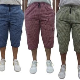Pack of 3 Cotton Pyjama for Night Wear, Relaxation and Sleep Men Pyjama-image-58