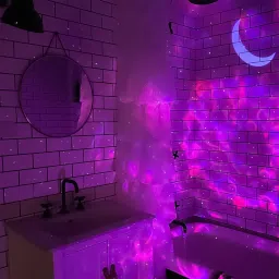 minico MinicoIndia™ Astronaut Galaxy Projector on Attractive Moon Base (360° Rotatable) Night Lamp image 2