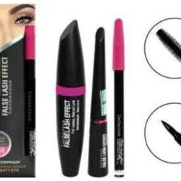 Beauty Eyebrow Pencil Black & Liquid EyeLiner & Mascara 3in1 (Set of 3)-picture-14