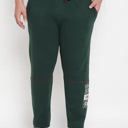 bigbanana Plus Size Men Solid Pure Cotton Track Pant-picture-14
