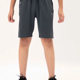 Technosport Boys SS'24 Mid-Rise Rapid-Dry Gym Sports Shorts-45