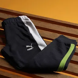 Puma Kids Black & Fluorescent Green FRUITMATES Sweatpants-image-57