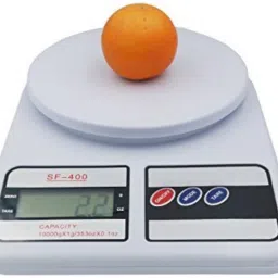True Shop Kitchen Digital Scale Slim & LightWeight Weighing Scale 10Kg SF-400 Kitchen Digital Scale With 2 AA Batteries Weighing Scale-24