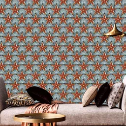 WallDaddy Grey & Red Star Marvel Designed Self Adhesive Wallpaper-picture-34