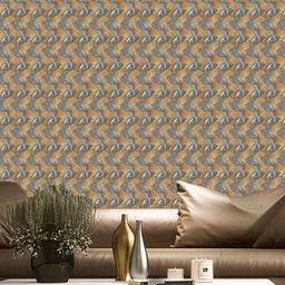 WallDaddy Beown & Grey Eye Designed Self Adhesive Wallpaper-image-93