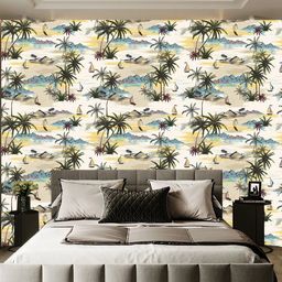 WallDaddy White & Green Self Adhesive Wallpaper-picture-48