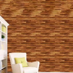 WallDaddy Brown Wooden Design Self Adhesive Wallpaper-image-62