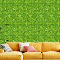 WallDaddy Green Leaves Printed Self Adhesive Wallpaper-image-8