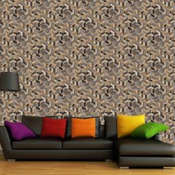 WallDaddy Beige & Brown Illu Designed Self Adhesive Wallpaper-image-63