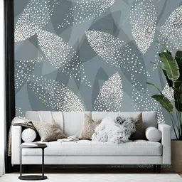 Wallpics Grey Abstract Printed Self Adhesive Wallpaper-4