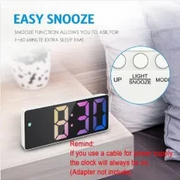 adj Digital Multicolor Clock image 5