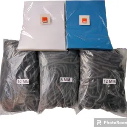 canoff A/4 Spiral Binding Sheet 2 Packet, with 3 Packet Ring Size 8,10,12mm Black Color Manual Ring Binder-45