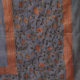 Vbuyz Plus Size Floral Printed Regular Kurta With Trousers & Dupatta image 3
