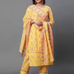 AURELIA Ethnic Motif Printed Pure Cotton Dupatta-19