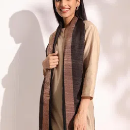 Fabindia Woven Design Tasselled Dupatta-picture-32