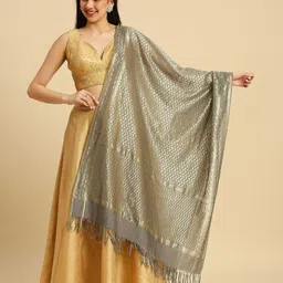 Dupatta Bazaar Ethnic Motifs Woven Design Dupatta-picture-31