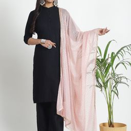 LOOM LEGACY Printed Dupatta with Zari image 1