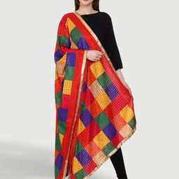 SWI Stylish Embroidered Dupatta with Phulkari-picture-55