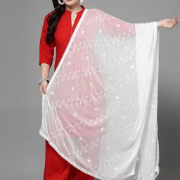 Clora Creation Ethnic Motifs Embroidered Dupatta-43