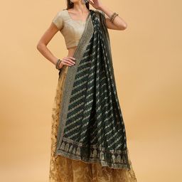 Dupatta Bazaar Woven Design Silk Dupatta-picture-28