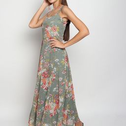 ISAM Women Green Printed Flared Sleeves Kurta-image-16