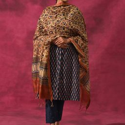 W The Folksong Collection Printed Dupatta-38