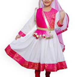 itsmycostume Girls Regular Pure Cotton Kurta With Dupatta-picture-31