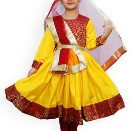 itsmycostume Girls Regular Pure Cotton Kurti With Dupatta-image-51