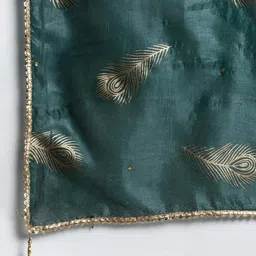 Clora Creation Ethnic Motifs Printed Dupatta with Gotta Patti image 4