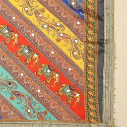 Dupatta Bazaar Ethnic Motifs Printed Dupatta with Mirror Work image 2