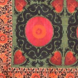 Kaizen TEXO FAB Black & Green Ethnic Motifs Printed Dupatta image 3