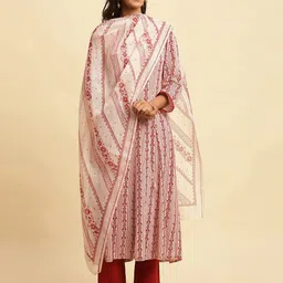 W Geometric Printed Dupatta image 3