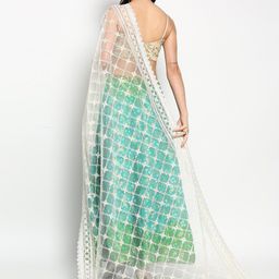 Dupatta Bazaar Floral Embroidered Dupatta With Sequinned image 2