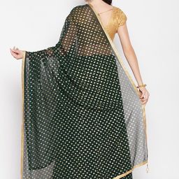 Clora Creation Printed Georgette Flared Skirt With Dupatta image 2