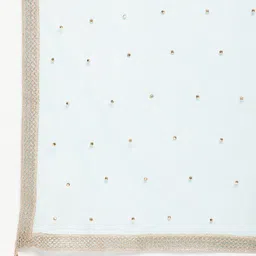 Clora Creation Embroidered Net Dupatta With Sequinned image 5